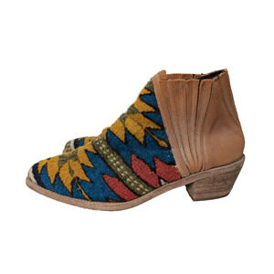 Free People Farylrobin Aztec Booties, 9